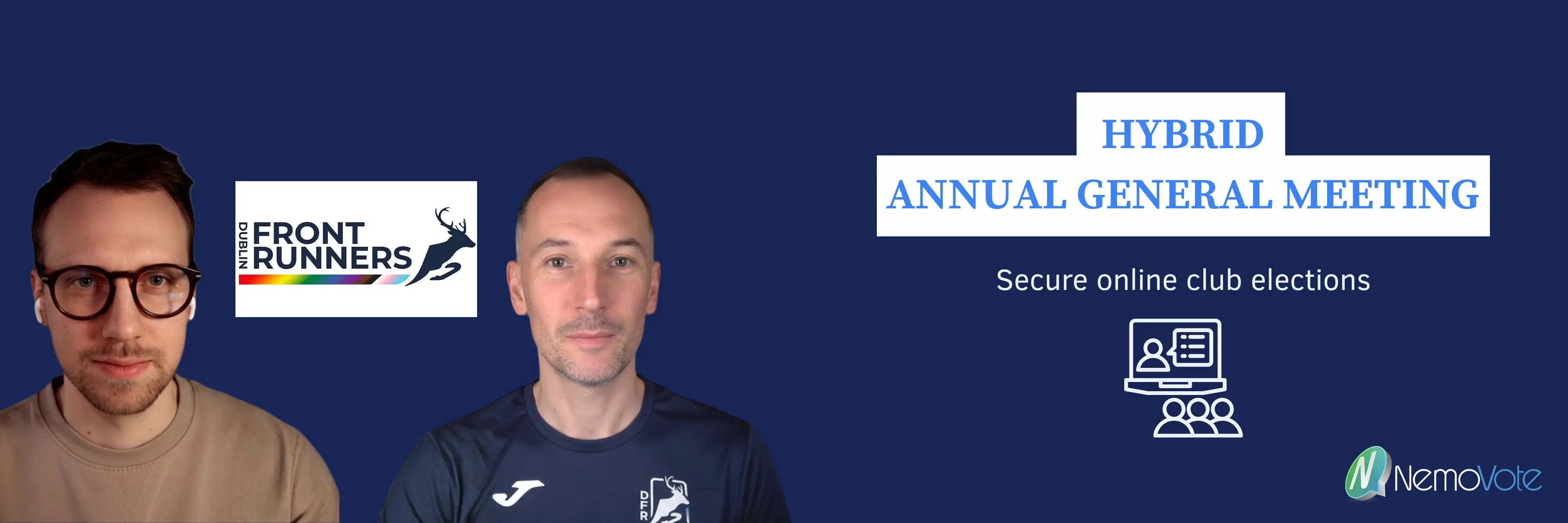 Hybrid annual general meeting with secure online club elections using NemoVote.